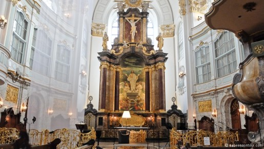 010-04-026 Hamburg Michel Baroque Church Interior Stucco Altar-LR