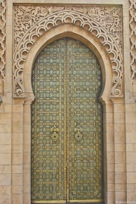 033-023 Rabat Mausoleum Gate Door Islamic Architecture-LRC