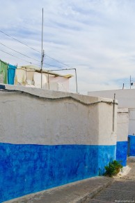 033-032 Rabat Medina Alley Blue White Washing-LRC