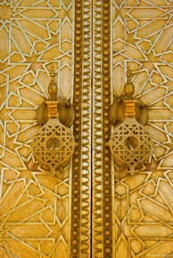 033-035 Fes Mosque Door Detail Islamic Architecture-LRC