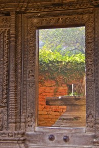 046-027 Bhaktapur Door Frame-LRC