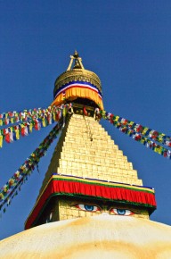044-027 Nepal Kathmandu Boudhnath Stupa
