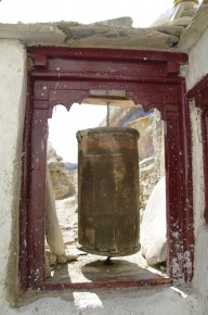 08-04-010 Ladakh Lamayuru Prayer Wheel