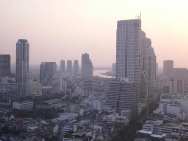 063-003 Bangkok city view sunrise