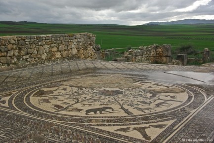 031-003 Volubulis Roman Archaelogic Site Mosaic Floor-LRC